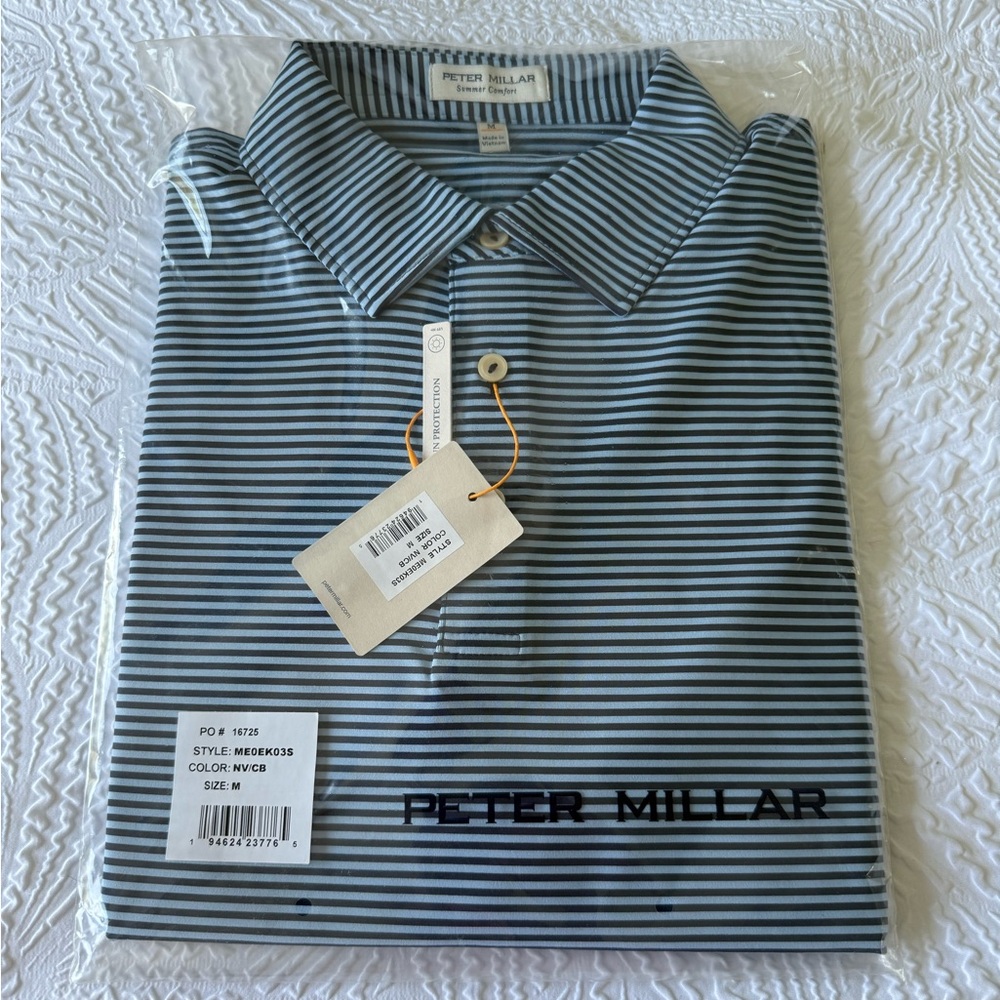 Peter Millar Hales Performance Jersey Polo Shirt - NWT
